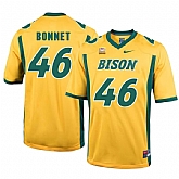 North Dakota State Bison 46 Andrew Bonnet Gold College Football Jersey Dzhi,baseball caps,new era cap wholesale,wholesale hats